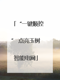“一键顺控” 点亮玉树智能电网