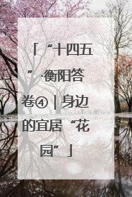 “十四五”·衡阳答卷④｜身边的宜居“花园”