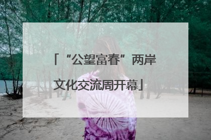 “公望富春”两岸文化交流周开幕