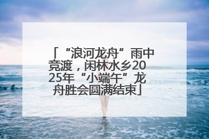 “浪河龙舟”雨中竞渡，闲林水乡2025年“小端午”龙舟胜会圆满结束