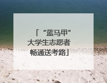 “蓝马甲”大学生志愿者畅通送考路