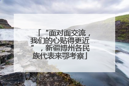 “面对面交流，我们的心贴得更近”，新疆博州各民族代表来鄂考察