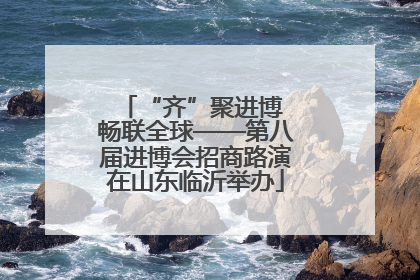 “齐”聚进博 畅联全球——第八届进博会招商路演在山东临沂举办