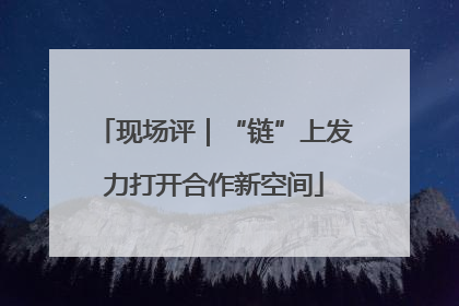 现场评｜“链”上发力打开合作新空间