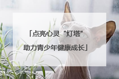 点亮心灵“灯塔” 助力青少年健康成长