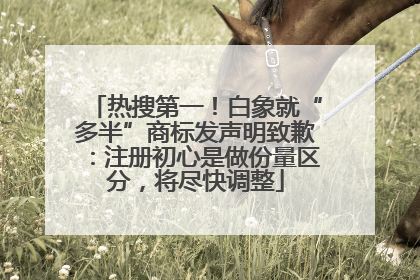 热搜第一！白象就“多半”商标发声明致歉：注册初心是做份量区分，将尽快调整