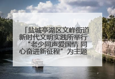 盐城亭湖区文峰街道新时代文明实践所举行“老少同声爱国情 同心奋进新征程”为主题的红色文化活动