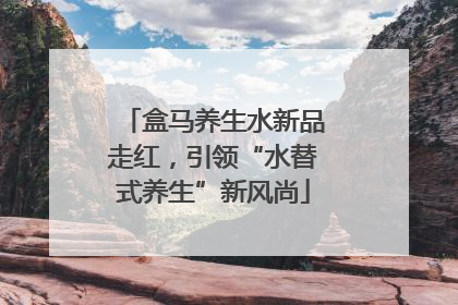 盒马养生水新品走红，引领“水替式养生”新风尚