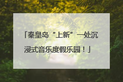 秦皇岛“上新”一处沉浸式音乐度假乐园！