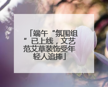 端午“氛围组”已上线，文艺范艾草装饰受年轻人追捧