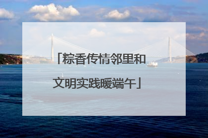 粽香传情邻里和 文明实践暖端午