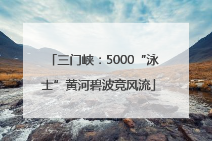 三门峡：5000“泳士”黄河碧波竞风流