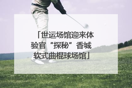 世运场馆迎来体验官“探秘”香城软式曲棍球场馆