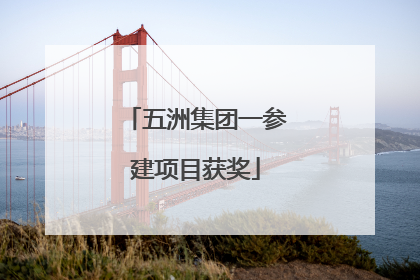 五洲集团一参建项目获奖
