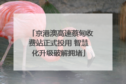 京港澳高速蔡甸收费站正式投用 智慧化升级破解拥堵