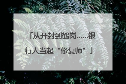 从开封到鹤岗……银行人当起“修复师”