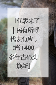 代表来了｜民有所呼代表有应，增江400多年古码头焕新