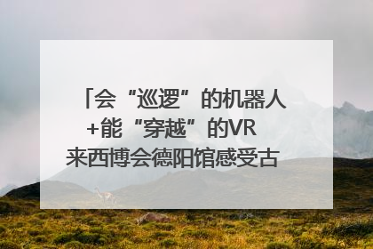 会“巡逻”的机器人+能“穿越”的VR 来西博会德阳馆感受古蜀文明与现代智造的时空对话｜西博视界