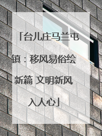 台儿庄马兰屯镇：移风易俗绘新篇 文明新风入人心