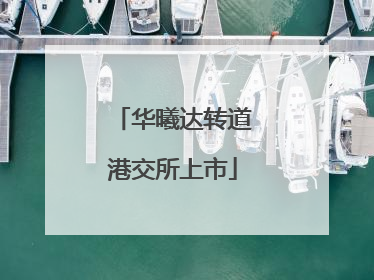华曦达转道港交所上市