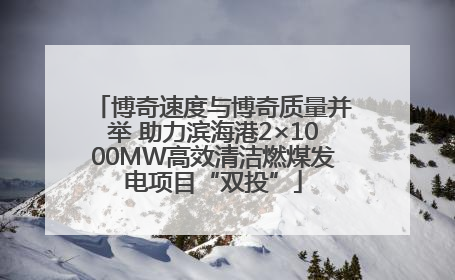 博奇速度与博奇质量并举 助力滨海港2×1000MW高效清洁燃煤发电项目“双投”