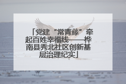 党建“常青藤”牵起百姓幸福线——桦南县秀北社区创新基层治理纪实