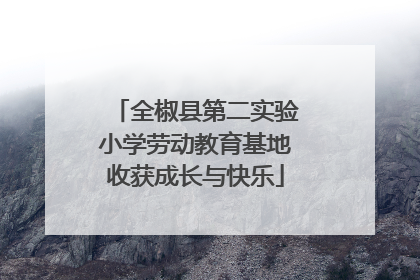 全椒县第二实验小学劳动教育基地收获成长与快乐