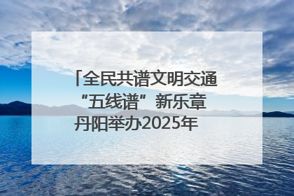 全民共谱文明交通“五线谱”新乐章 丹阳举办2025年“文明交通 同心同行”主题宣传活动