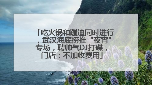 吃火锅和蹦迪同时进行，武汉海底捞推“夜宵”专场，聘帅气DJ打碟，门店：不加收费用