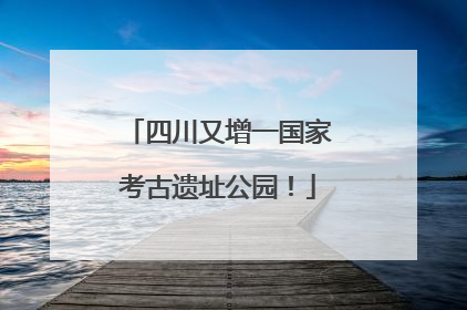 四川又增一国家考古遗址公园！