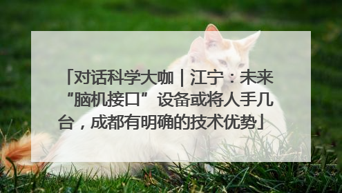对话科学大咖｜江宁：未来“脑机接口”设备或将人手几台，成都有明确的技术优势