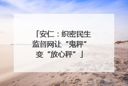 安仁：织密民生监督网让“鬼秤”变“放心秤”