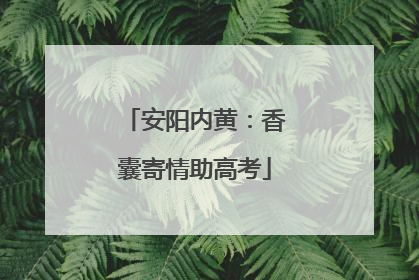 安阳内黄：香囊寄情助高考