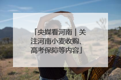 央媒看河南｜关注河南小麦收购、高考保障等内容