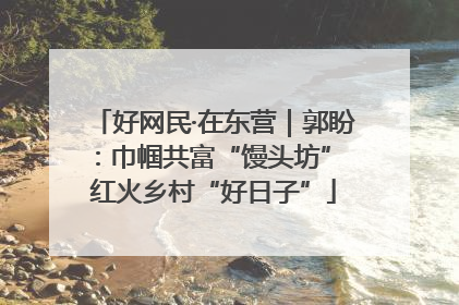 好网民·在东营｜郭盼：巾帼共富“馒头坊” 红火乡村“好日子”