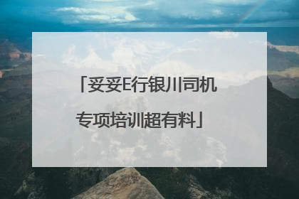 妥妥E行银川司机专项培训超有料