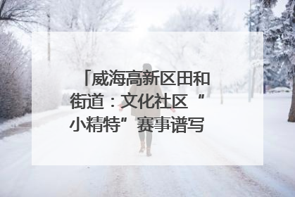 威海高新区田和街道：文化社区“小精特”赛事谱写文化赋能新乐章