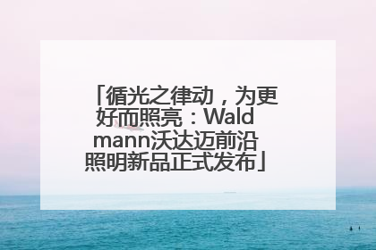 循光之律动，为更好而照亮：Waldmann沃达迈前沿照明新品正式发布