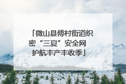微山县傅村街道织密“三夏”安全网 护航丰产丰收季