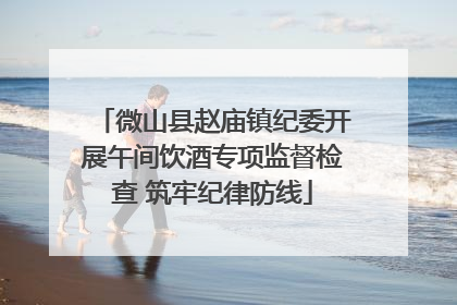 微山县赵庙镇纪委开展午间饮酒专项监督检查 筑牢纪律防线