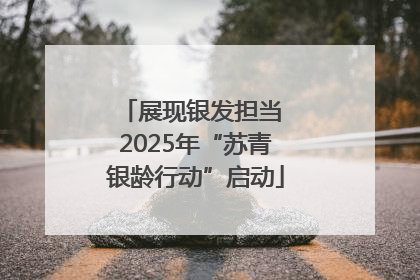 展现银发担当 2025年“苏青银龄行动”启动