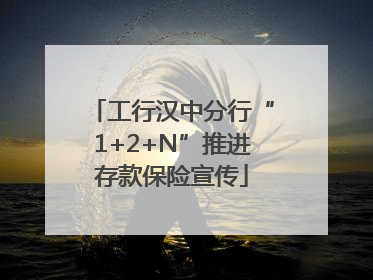 工行汉中分行“1+2+N”推进存款保险宣传