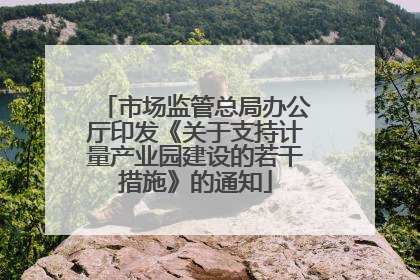 市场监管总局办公厅印发《关于支持计量产业园建设的若干措施》的通知