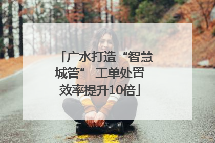 广水打造“智慧城管” 工单处置效率提升10倍