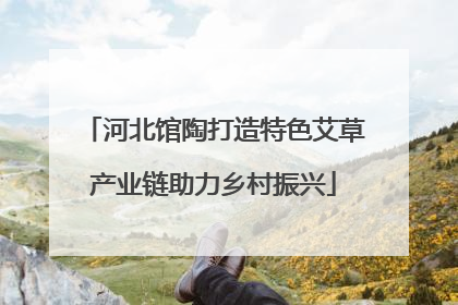 河北馆陶打造特色艾草产业链助力乡村振兴