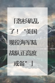 洛杉矶乱了！“美国现役海军陆战队正高度戒备”