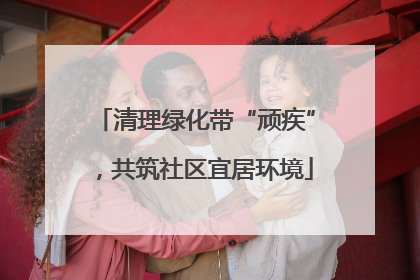 清理绿化带“顽疾”，共筑社区宜居环境