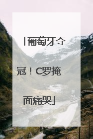 葡萄牙夺冠！C罗掩面痛哭