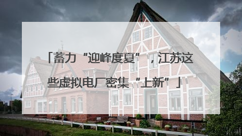 蓄力“迎峰度夏”，江苏这些虚拟电厂密集“上新”
