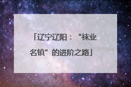 辽宁辽阳：“袜业名镇”的进阶之路